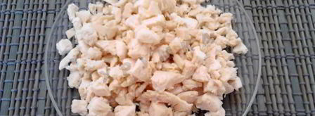 салат с картошкой фри и курицей. Шаг 6