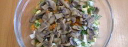 салат с картошкой и грибами. Шаг 4