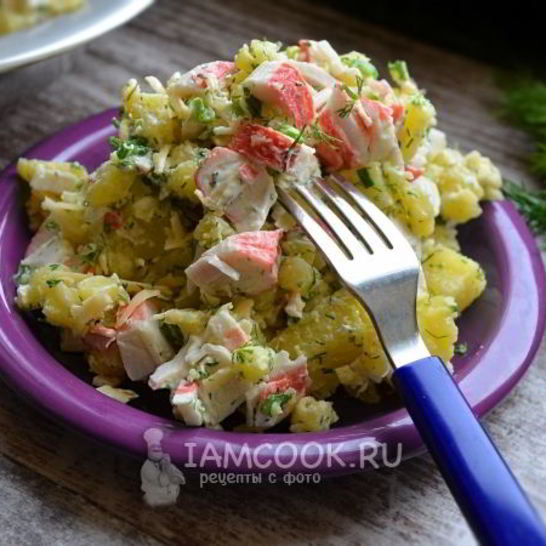 Рецепт салата с картошкой