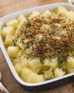 Теплый картофельный салат с беконом