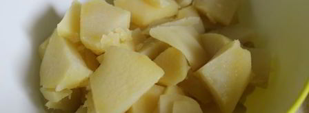 теплый картофельный салат с индюшиными сердечками. Шаг 5