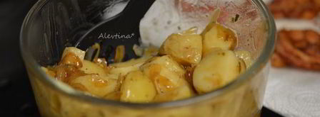 теплый картофельный салат. Шаг 5