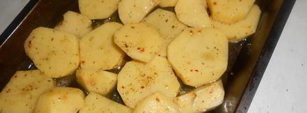 теплый салат с запеченным картофелем. Шаг 2