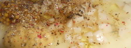 теплый салат с запеченным картофелем. Шаг 7