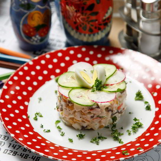 Рецепт крабового салата