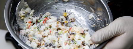 крабовый салат. Шаг 6