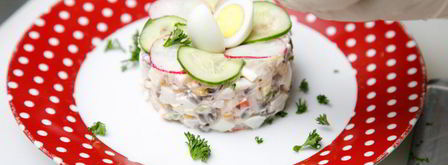 крабовый салат. Шаг 9