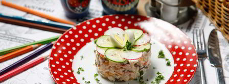 крабовый салат. Шаг 10