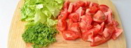 куриный салат с лимоном и йогуртом. Шаг 5