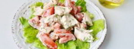 куриный салат с лимоном и йогуртом. Шаг 7