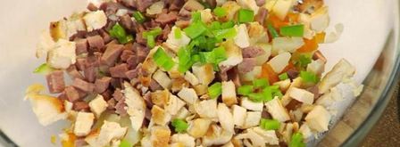 праздничный салат оливье. Шаг 4