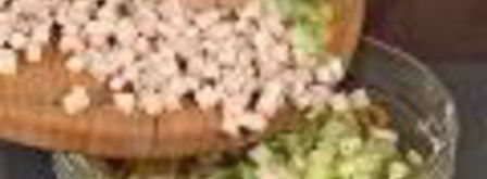 салат оливье c острым майонезом. Шаг 5