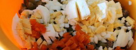 салат оливье с говядиной. Шаг 2