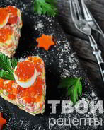 Салат оливье с колбасой