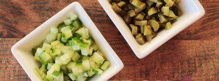 салат оливье с колбасой. Шаг 4