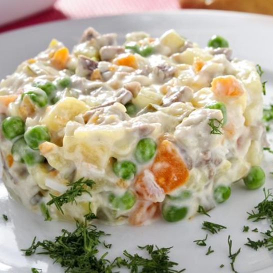 Рецепт салата оливье