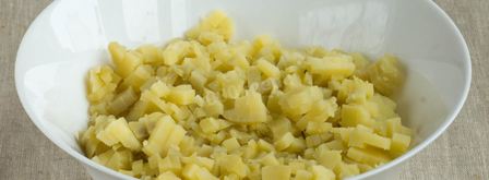 вегетарианский салат оливье. Шаг 2