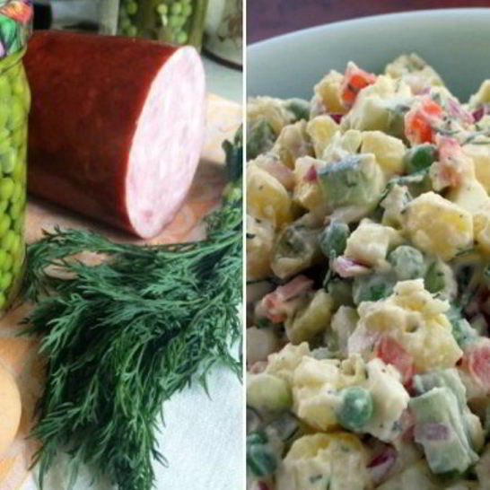 Рецепт заготовки для оливье