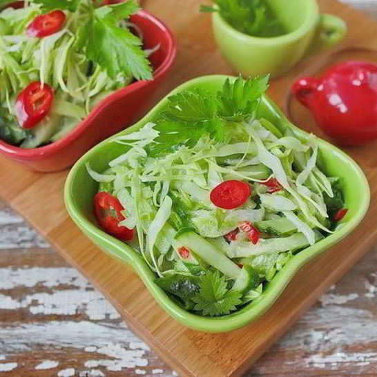 Рецепт острого салата