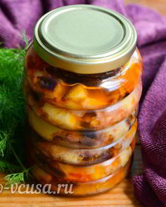 Салаты из баклажан