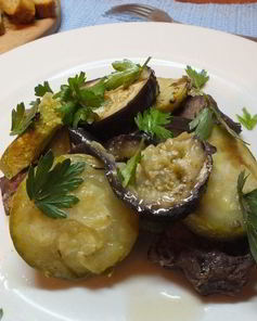 Салаты с говядиной