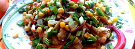 постный салат из чечевицы. Шаг 18