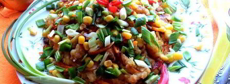 постный салат из чечевицы. Шаг 19