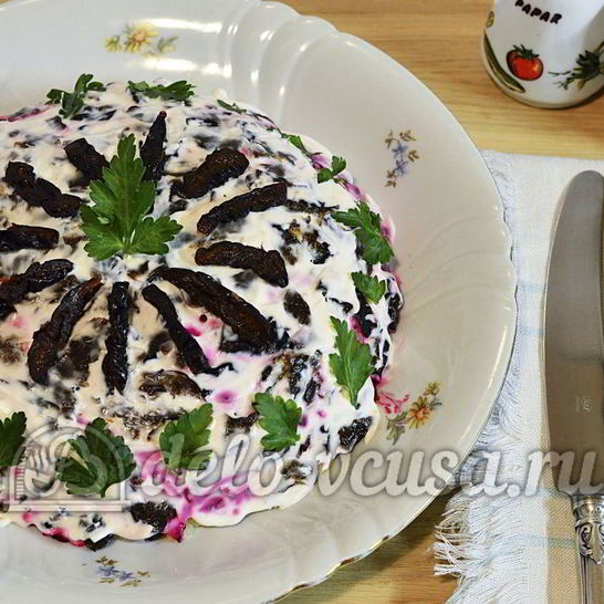 Рецепт салата гренадер