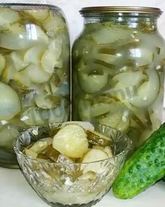 Салат из огурцов на зиму без стерилизации