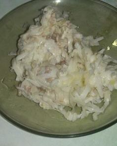 Салат из редьки с мясом