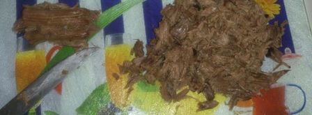 салат из редьки с мясом. Шаг 5