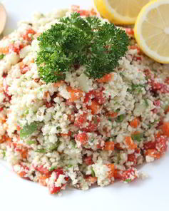 Салат из сырой цветной капусты