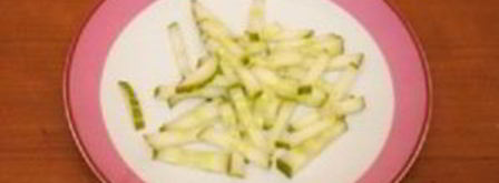 салат-коктейль с ветчиной. Шаг 2