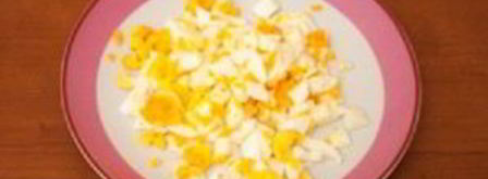 салат-коктейль с ветчиной. Шаг 4