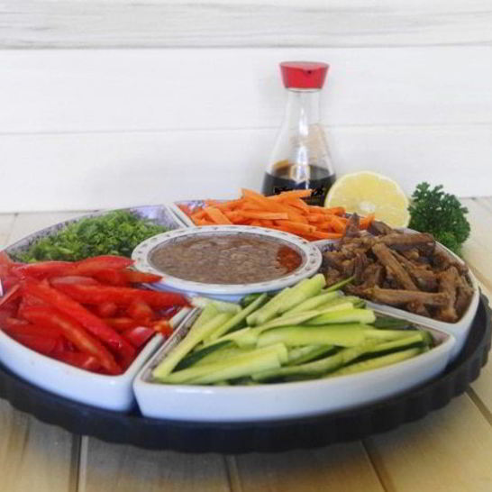 Рецепт салата-конструктора с говядиной