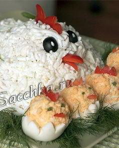 Салат Курочка