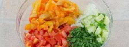 салат любимая жена. Шаг 2