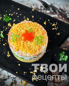 Салат Мимоза с тунцом