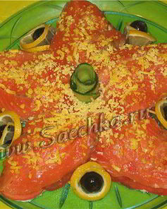 Салат Морская звезда