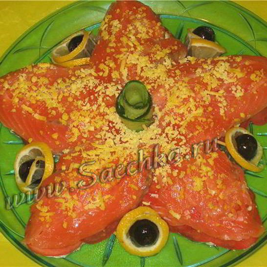 Рецепт салата морская звезда