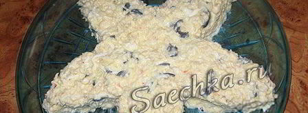 салат морская звезда. Шаг 4