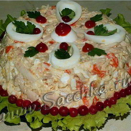 Рецепт салата морского царь