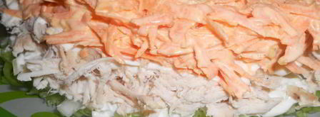 салат мужской каприз с курицей. Шаг 6