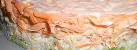 салат мужской каприз с курицей. Шаг 7