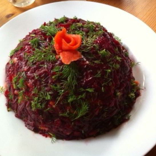 Рецепт красной рыбы под шубой