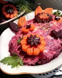 Новогодняя сельдь под шубой