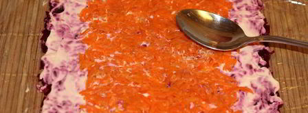 рулет из сельди под шубой. Шаг 5