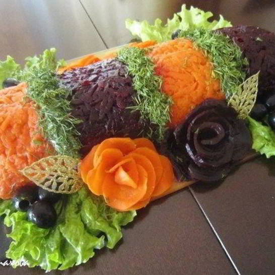 Рецепт рулета селедка под шубой