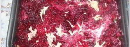 салат кальмары под шубой. Шаг 8