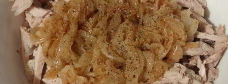 салат мясо под шубой. Шаг 8